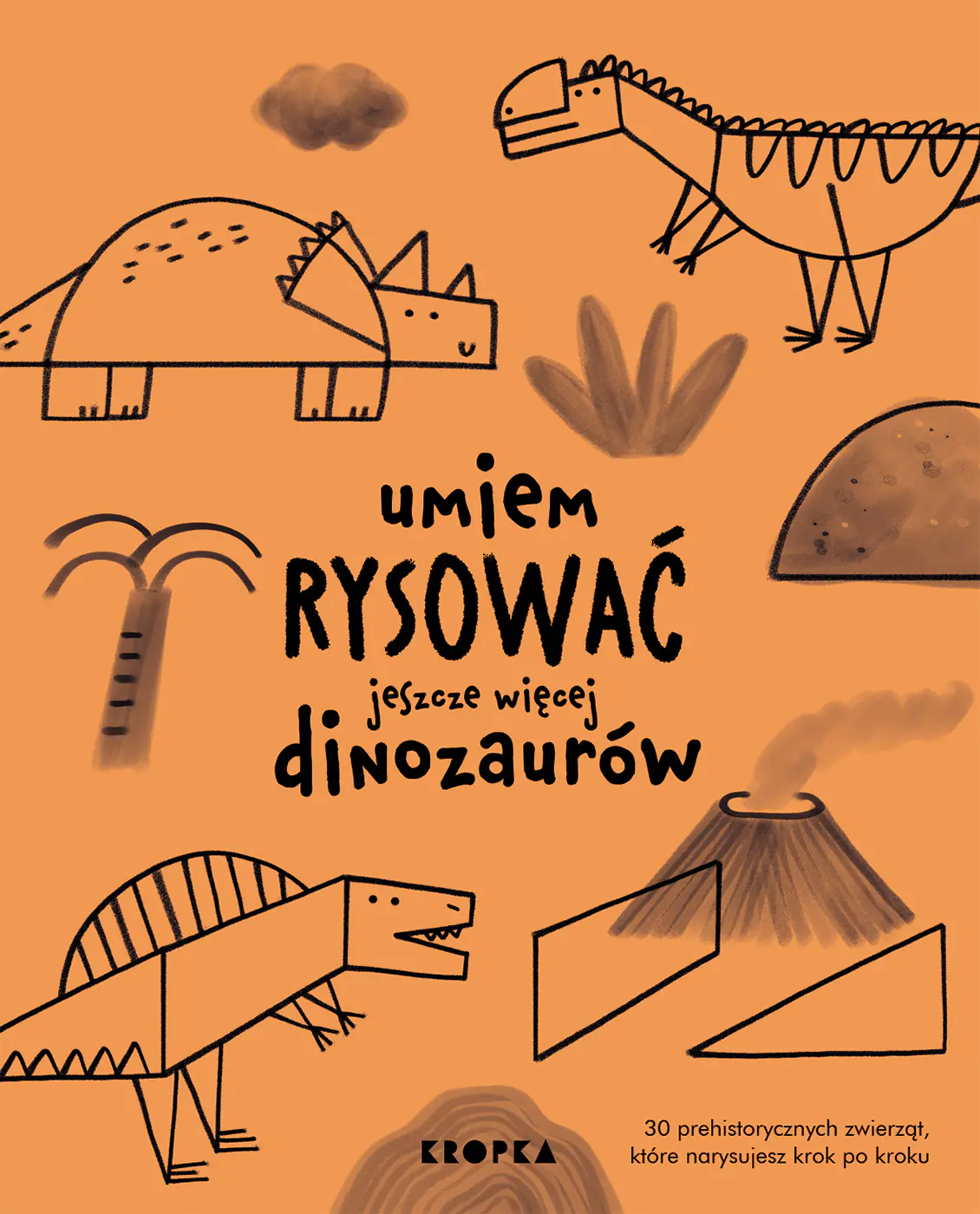 Książka - Umiem rysować jeszcze więcej dinozaurów