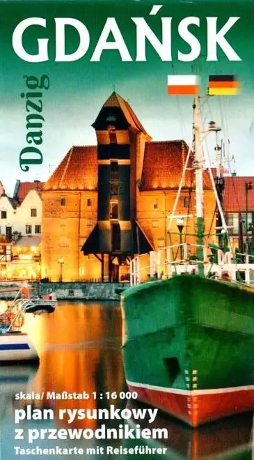 Książka - Plan kieszonkowy rysunkowy Gdańsk