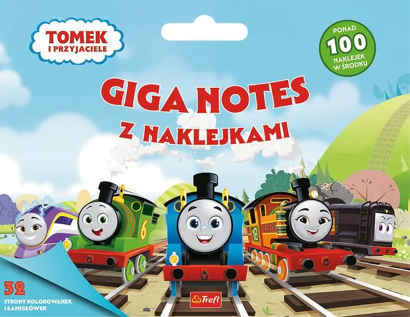Książka - Tomek i Przyjaciele. Giga notes z naklejkami