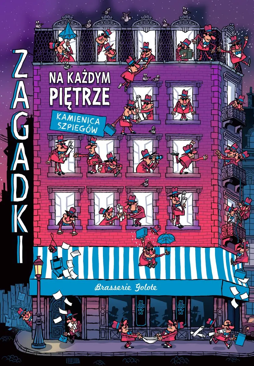 Książka - Kamienica szpiegów. Zagadki na każdym piętrze