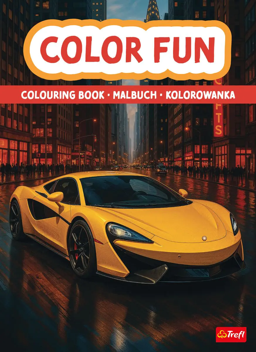 Książka - Auta. Kolorowanka. Malbuch. Colouring book