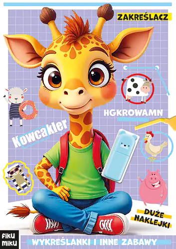 Książka - Wykreślanki i inne zabawy z zakreślaczem