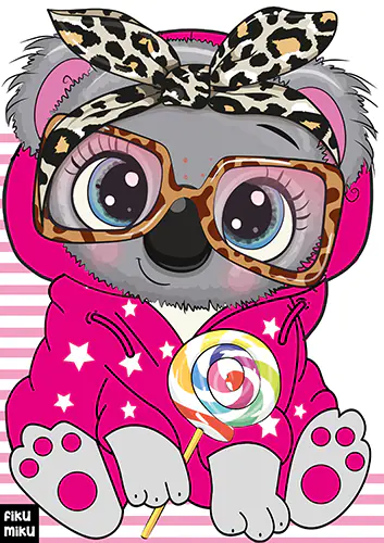 Książka - Koala. Kolorowanka z naklejkami