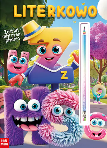 Książka - Literkowo z tęczowym ołówkiem