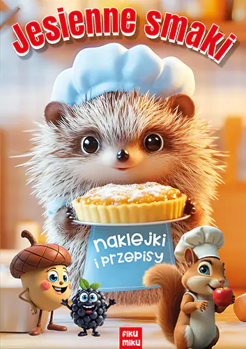 Książka - Jesienne smaki. Naklejki i przepisy
