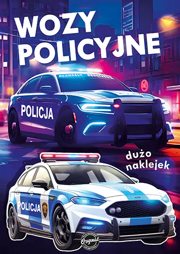 Książka - Wozy policyjne. Seria dla chłopców