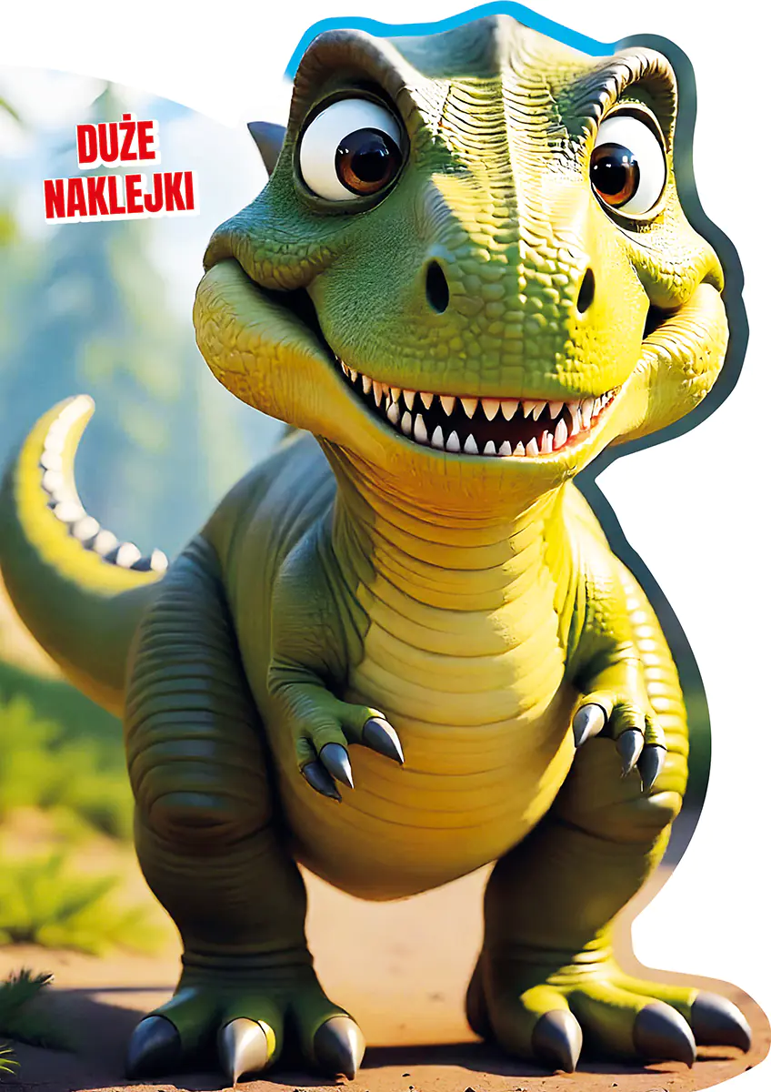 Książka - Dinozaur. Wykrojnik