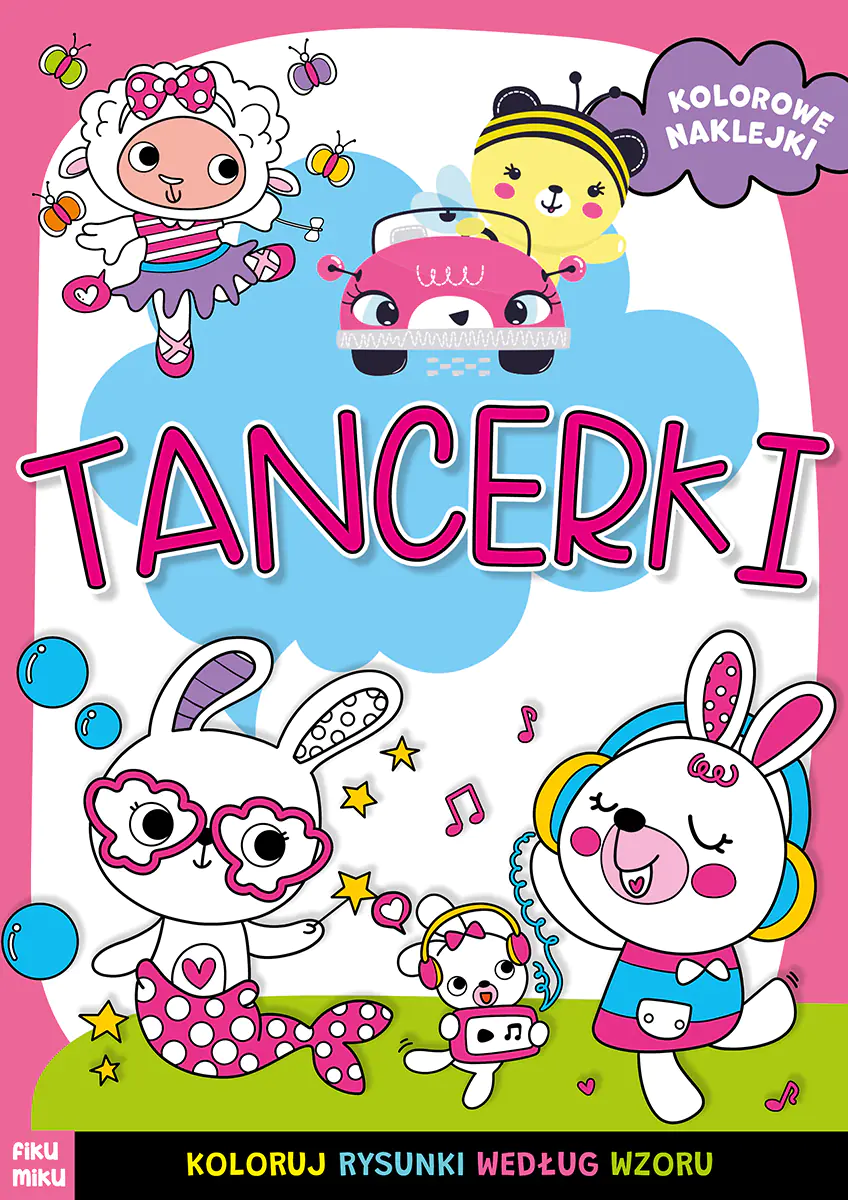 Książka - Tancerki. Kolorowe naklejki