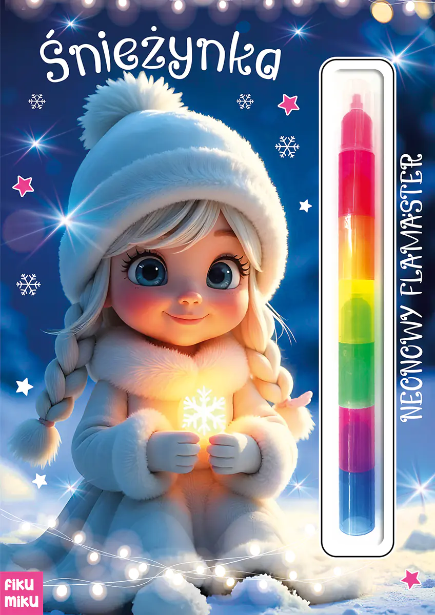 Książka - Śnieżynka. Neonowy flamaster