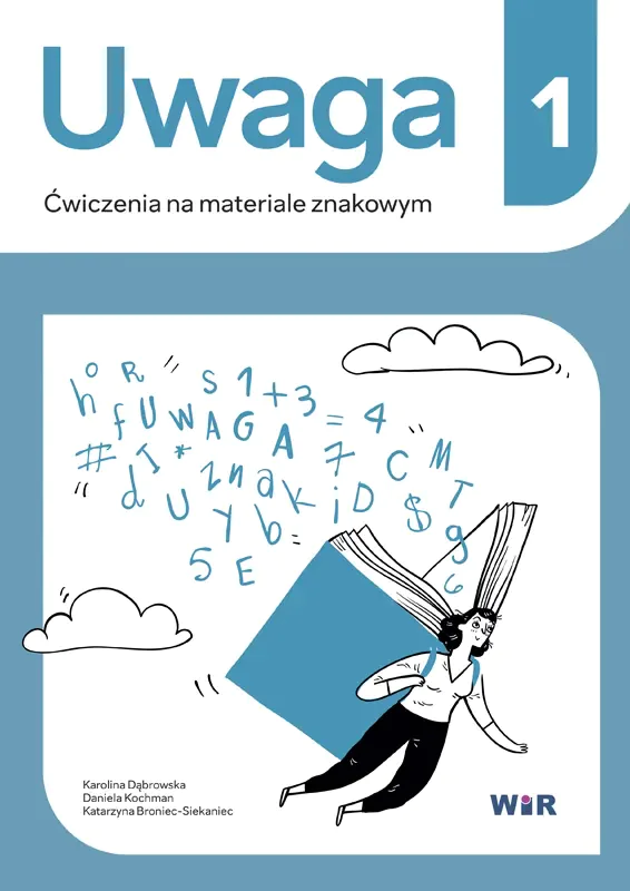 Książka - Uwaga Ćwiczenia na materiale znakowym 1