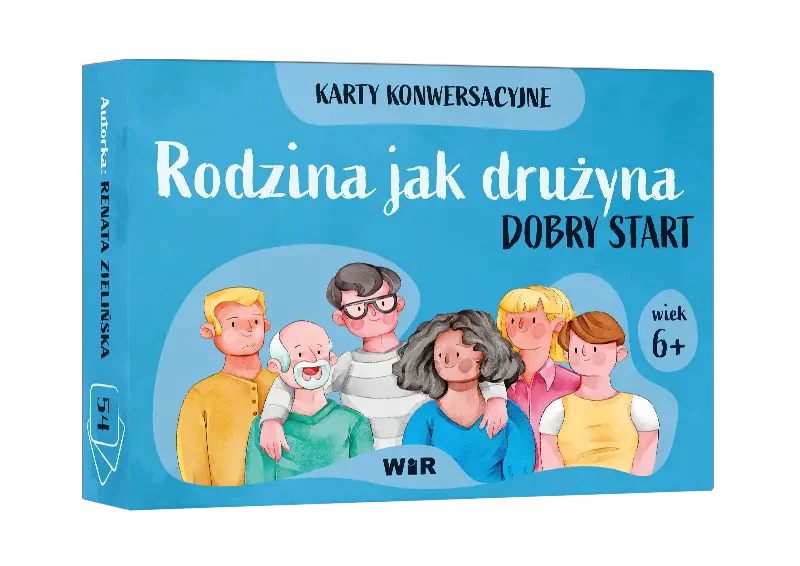 Książka - Rodzina jak drużyna Dobry start Karty konwersacyjne dla dzieci w wieku 6+