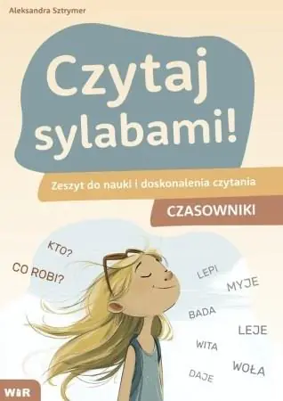 Książka - Czytaj sylabami! Zeszyt do nauki i doskonalenia czytania Czasowniki