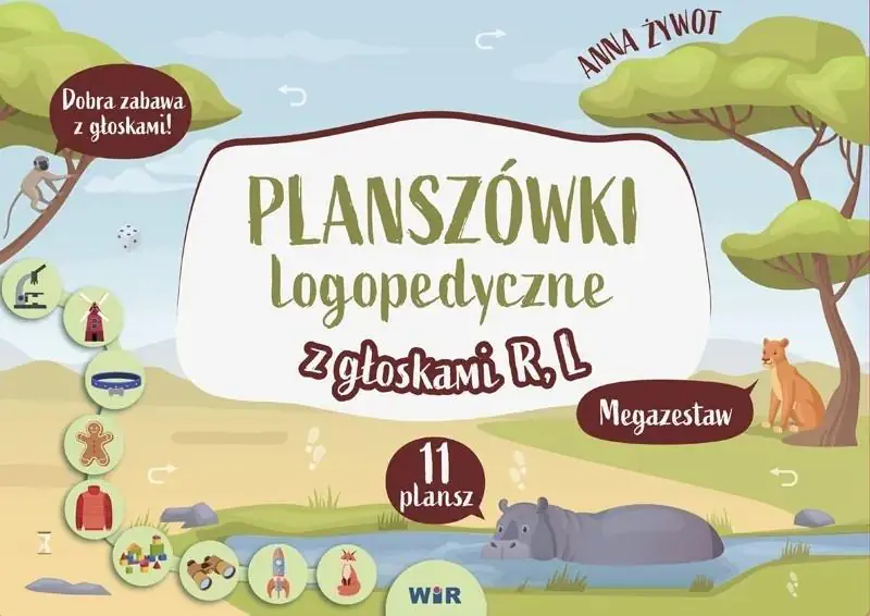 Książka - Planszówki logopedyczne R , L