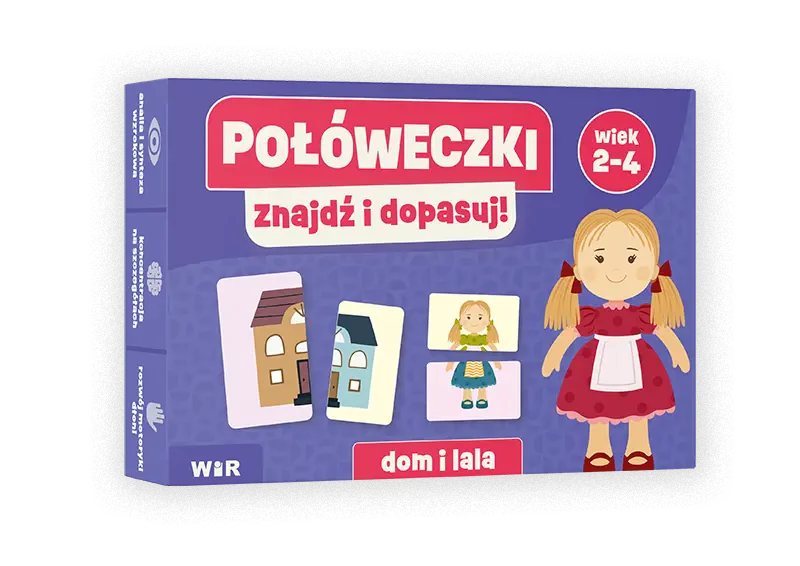 Książka - Połóweczki Znajdź i dopasuj! Dom i Lala