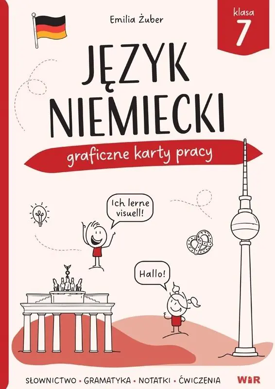 Książka - Język niemiecki. Graficzne karty pracy dla klasy 7