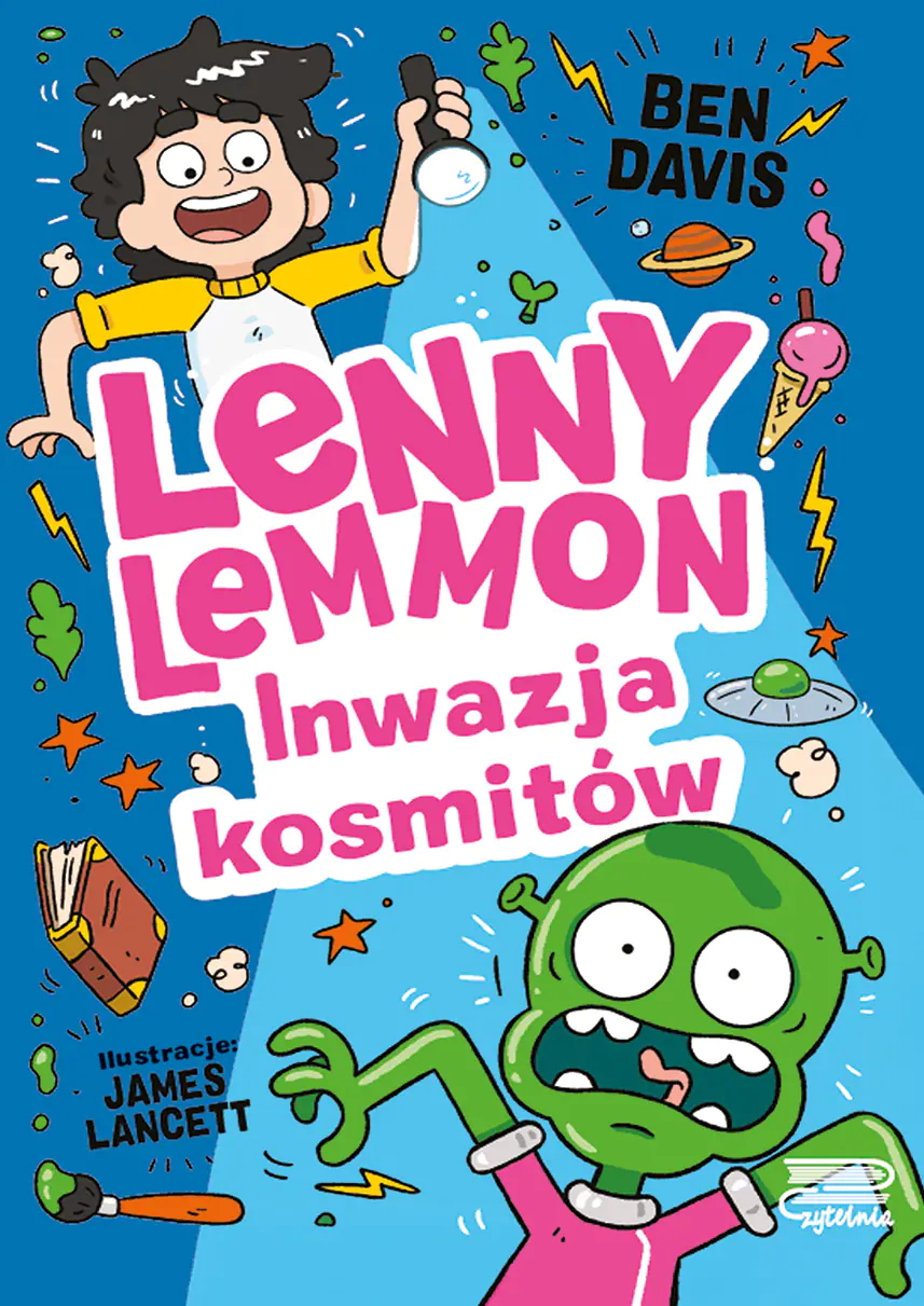 Książka - Inwazja kosmitów. Lenny Lemmon. Tom 3