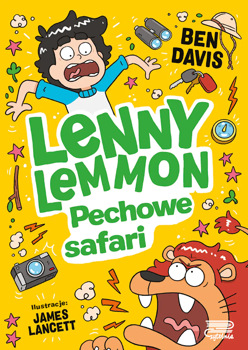Książka - Pechowe safari. Lenny Lemmon. Tom 4)