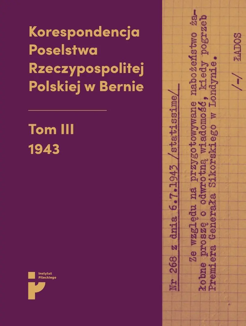 Książka - Korespondencja Poselstwa Rzeczypospolitej Polskiej