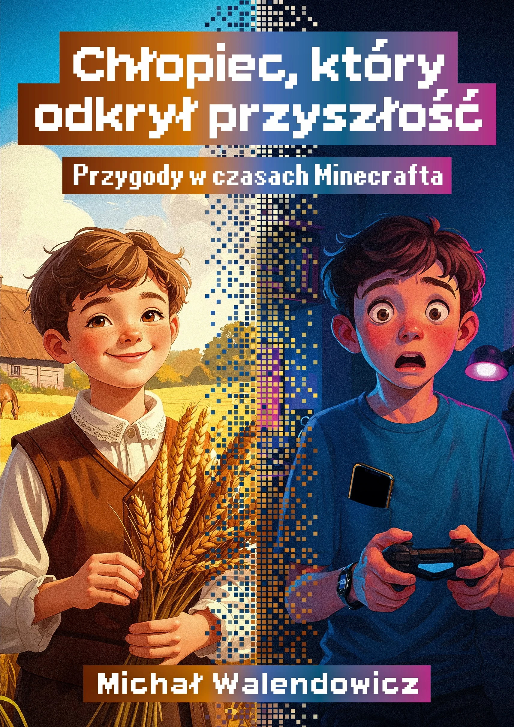 Książka - Chłopiec, który odkrył przyszłość. Przygody w czasach Minecrafta