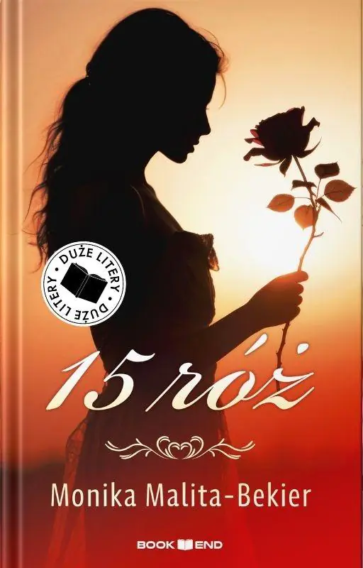 Książka - 15 róż. Duże Litery