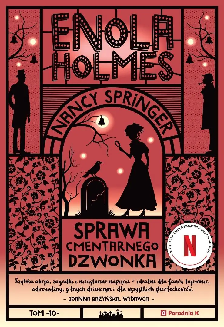 Książka - Enola Holmes. Sprawa cmentarnego dzwonka. Tom 10
