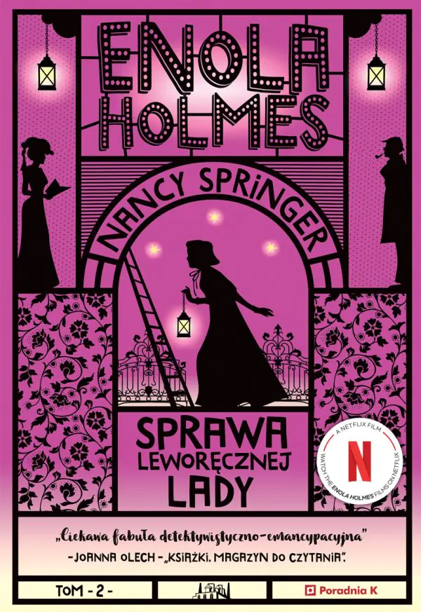Książka - Sprawa leworęcznej lady. Enola Holmes
