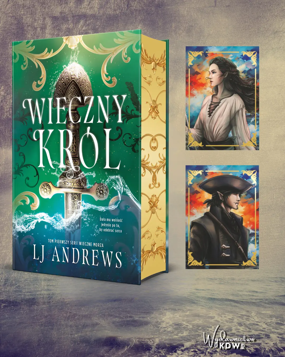 Książka - Wieczny Król (barwione brzegi)
