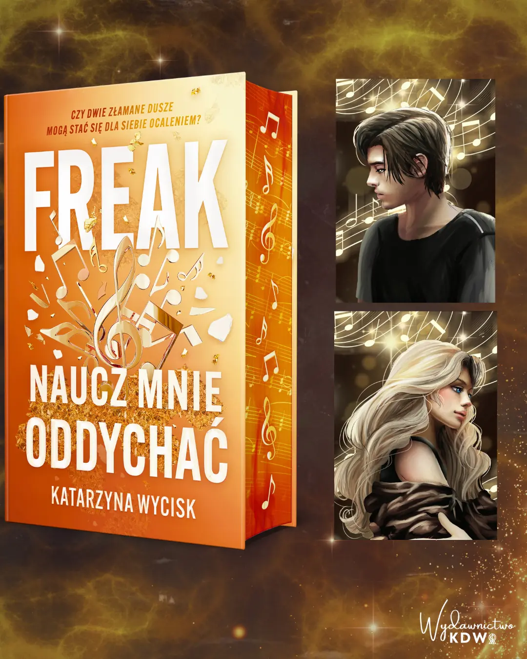 Książka - Freak. Naucz mnie oddychać (barwione brzegi)