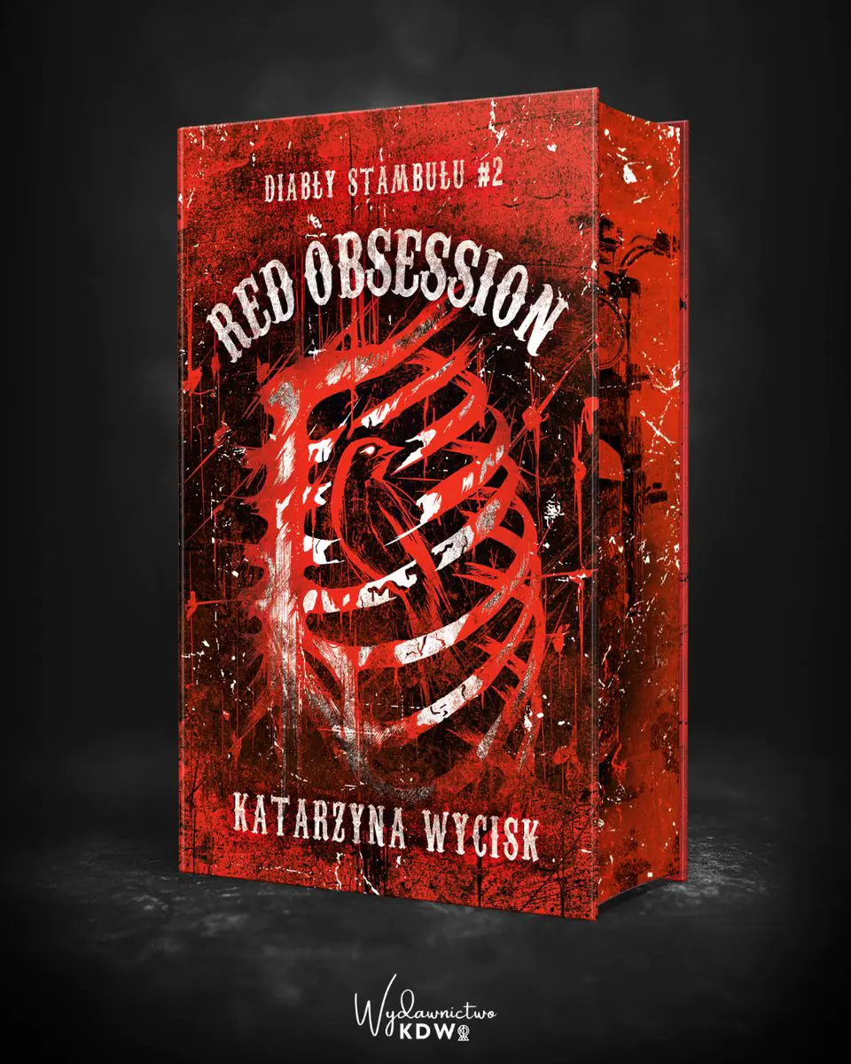 Książka - Red Obsession (barwione brzegi)