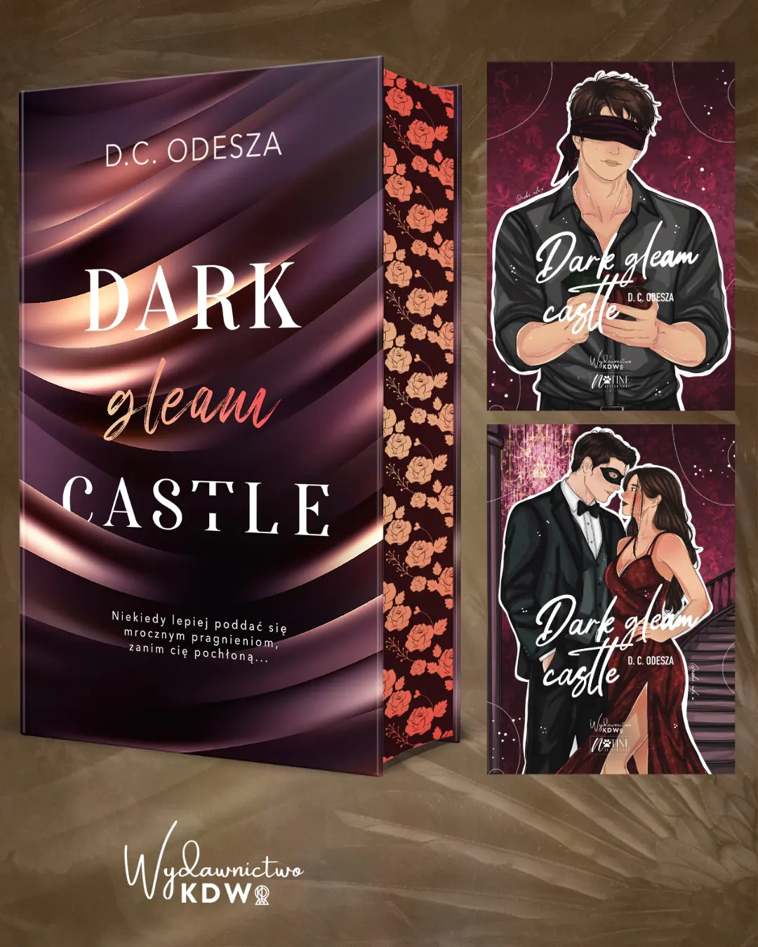 Książka - Dark gleam Castle (barwione brzegi)
