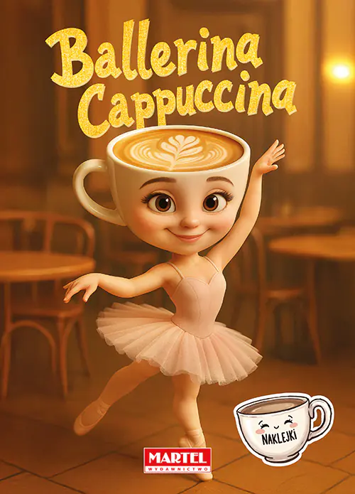 Książka - Kolorowanka Ballerina Cappuccina z naklejkami
