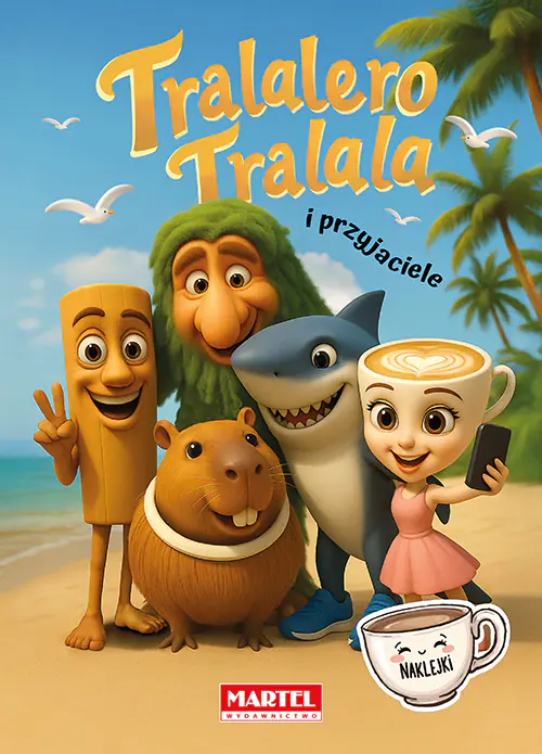 Książka - Kolorowanka Tralalero Tralala i przyjaciele z naklejkami