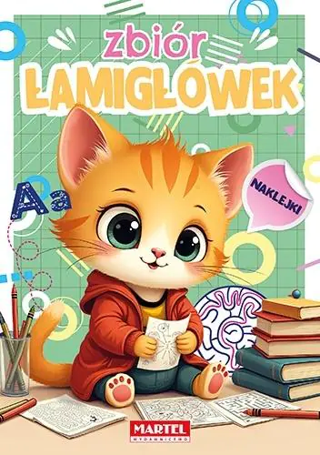 Książka - Zbiór łamigłówek z naklejkami