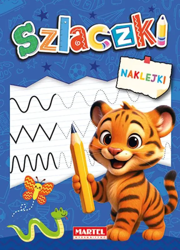 Książka - Szlaczki z naklejkami