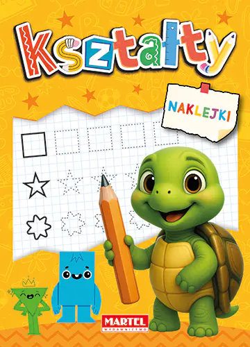 Książka - Kształty z naklejkami