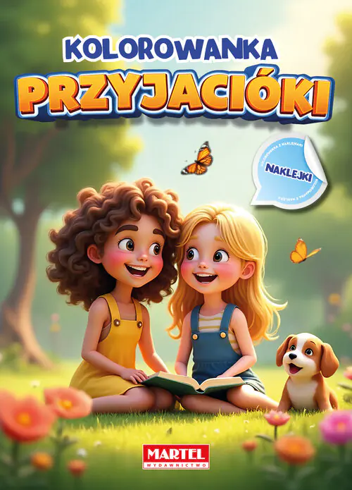 Książka - Przyjaciółki. Kolorowanka z naklejkami
