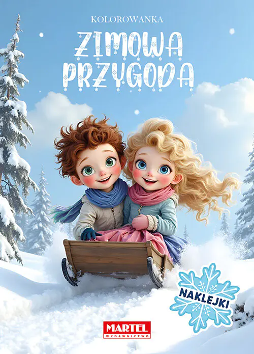 Książka - Zimowa przygoda z naklejkami