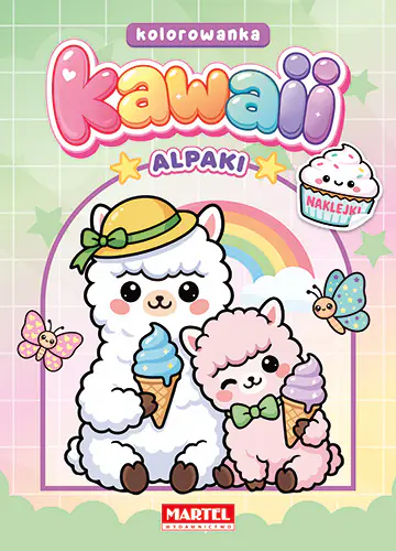 Książka - Kawaii. Alpaki z naklejkami
