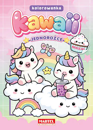 Książka - Kawaii. Jednorożce z naklejkami