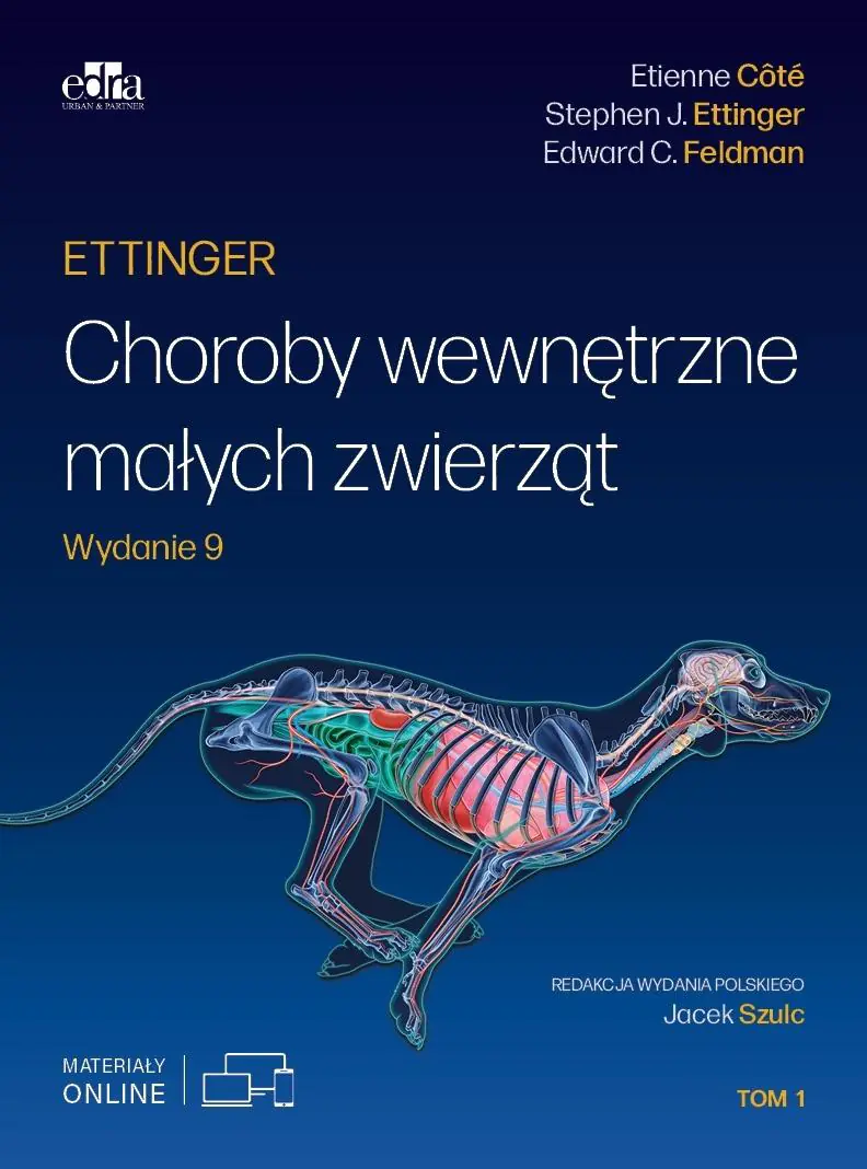 Książka - Ettinger. Choroby wewnętrzne małych zwierząt Tom 1