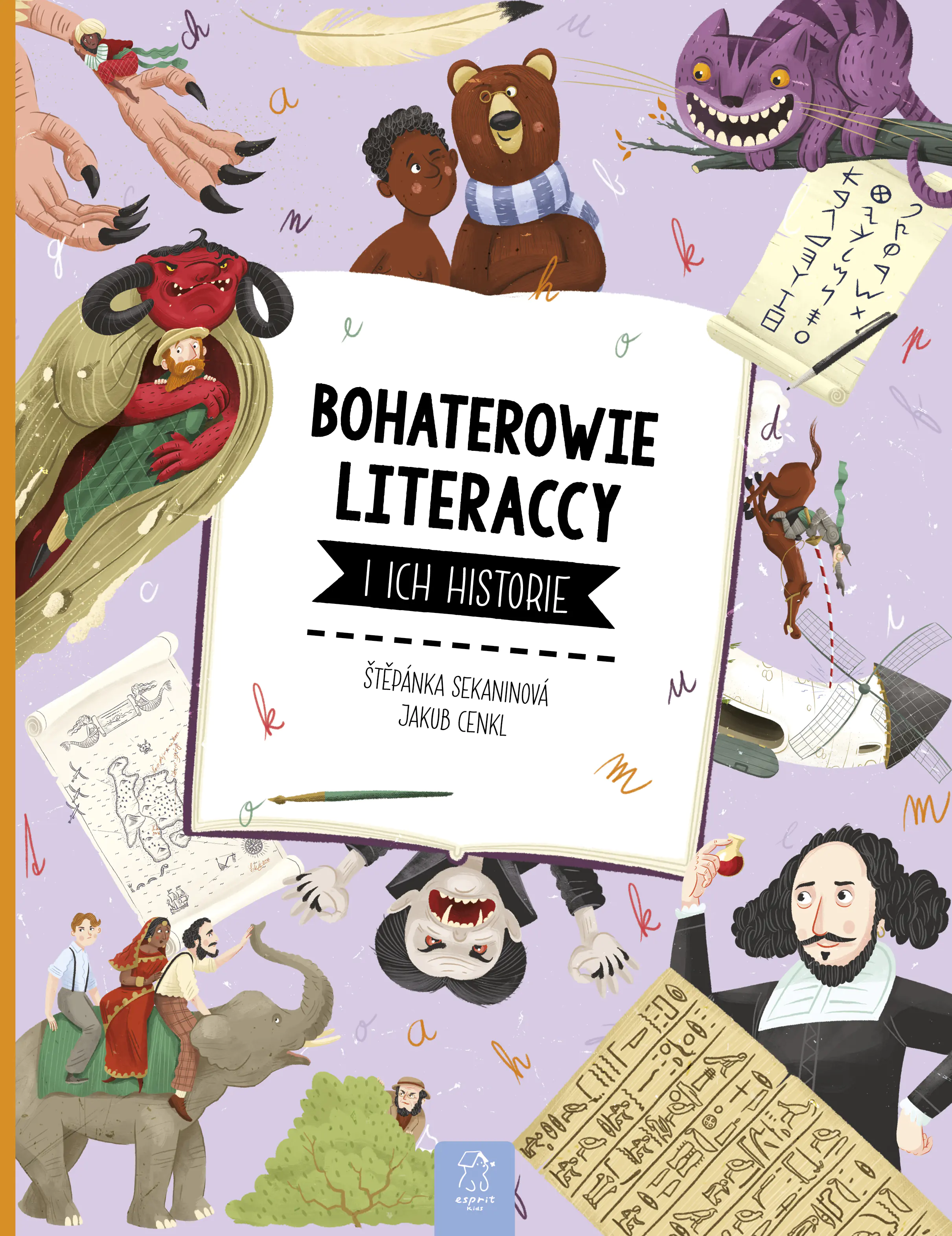 Książka - Bohaterowie literaccy i ich historie