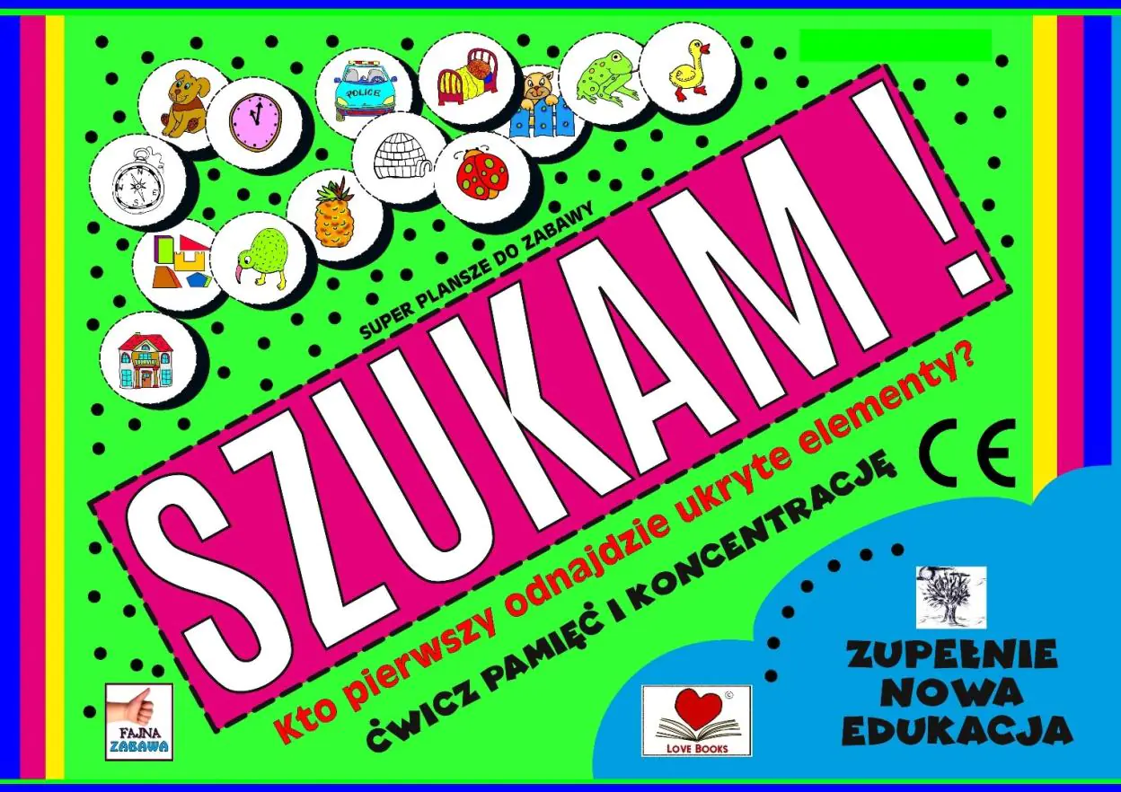 Książka - Szukam! Kto pierwszy odnajdzie ukryte elementy?