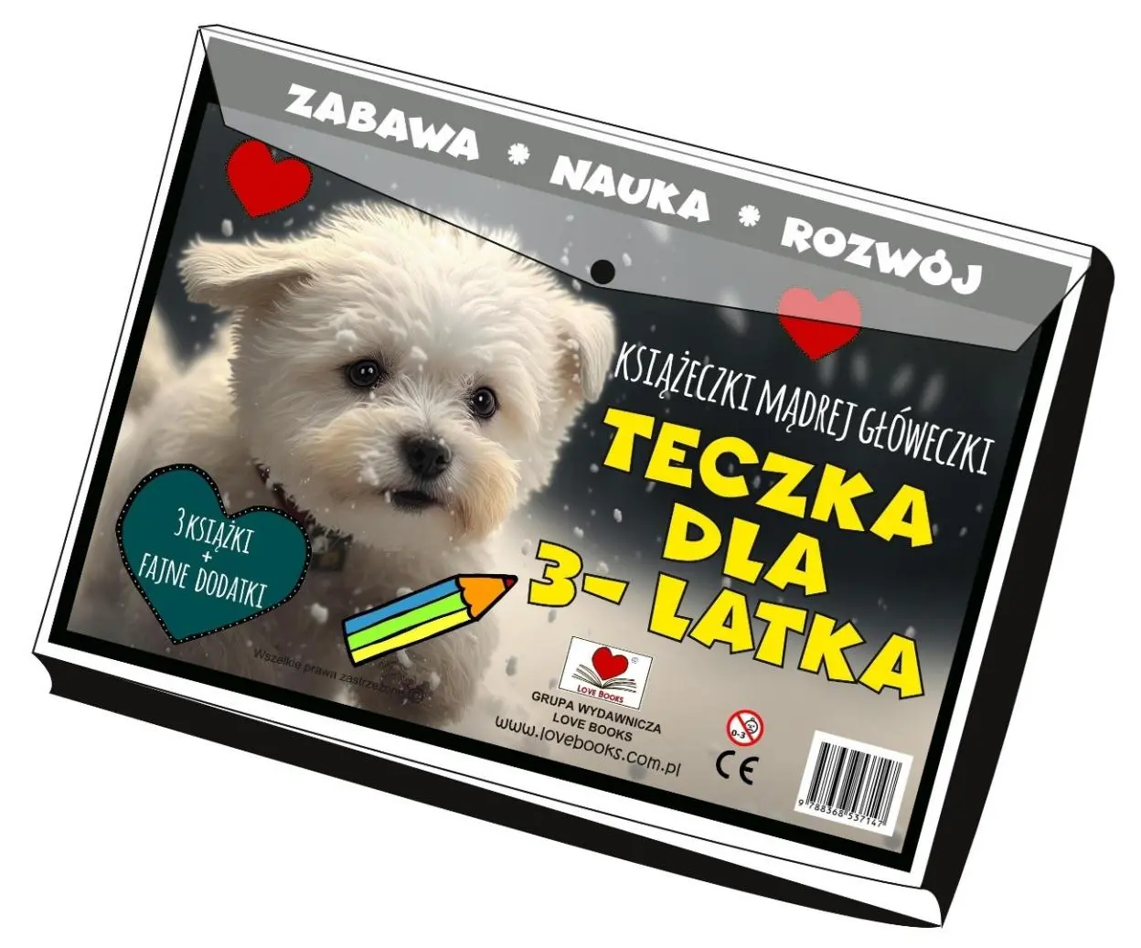 Książka - Teczka dla 3 latka. Książeczki mądrej główeczki