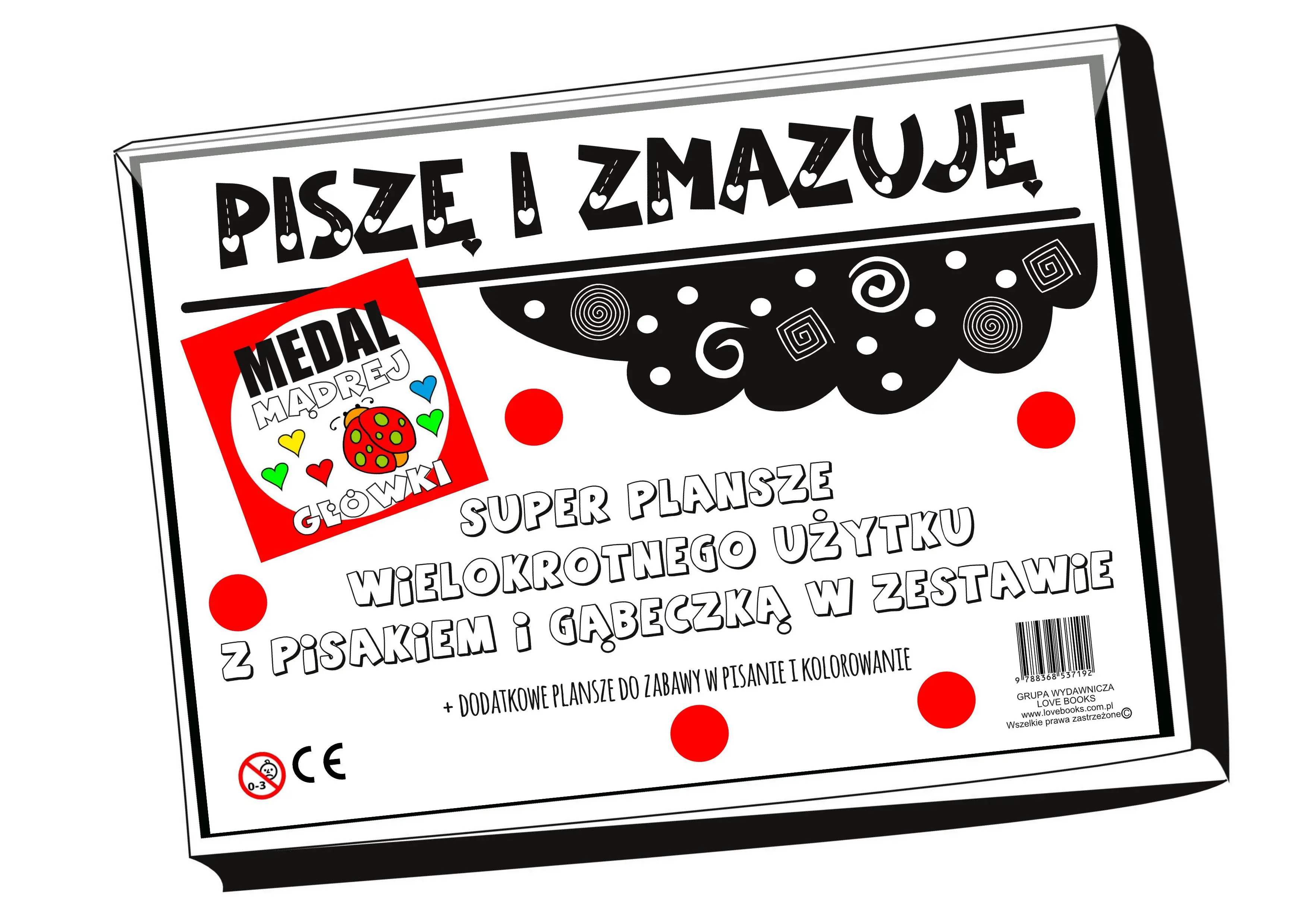 Książka - Piszę i zmazuję. Super zestaw dużych plansz...