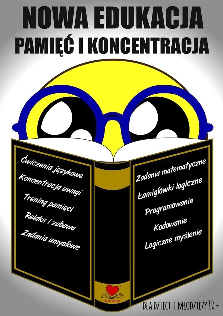 Książka - Nowa edukacja. Pamięć i koncentracja 10+