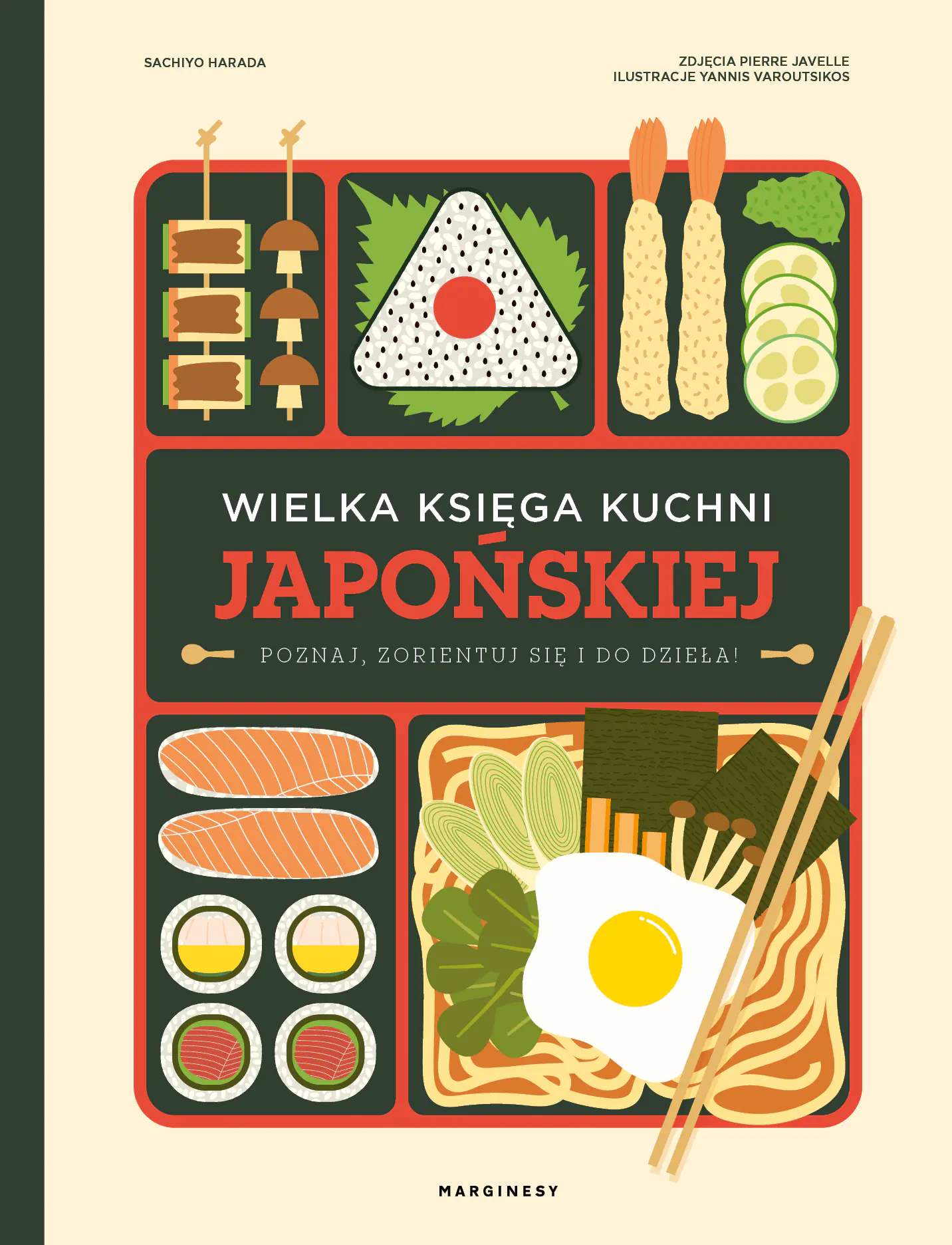 Książka - Wielka księga kuchni japońskiej. Poznaj, zorientuj się i do dzieła!