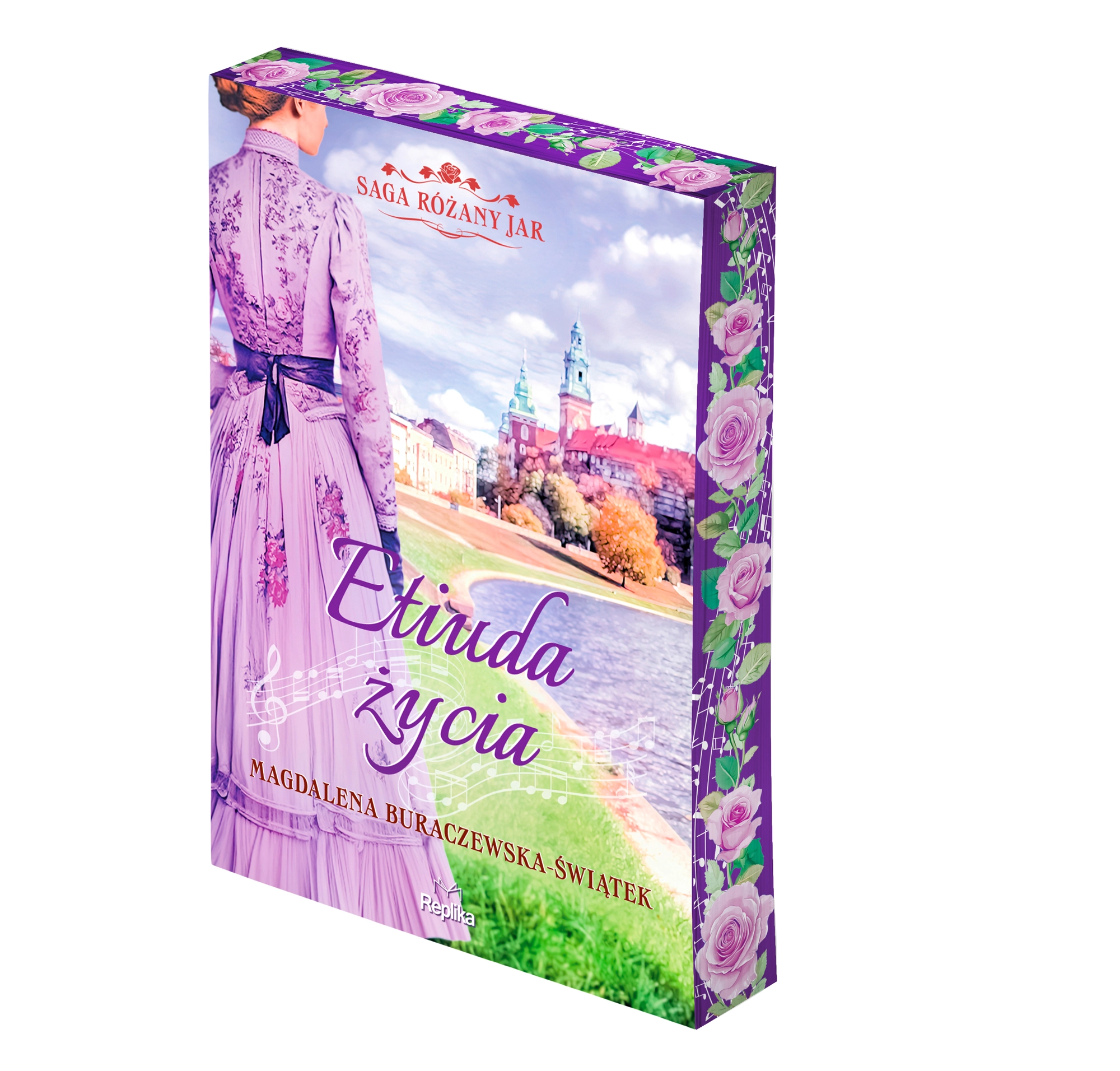 Książka - Etiuda życia. Saga Różany Jar. Tom 3 (barwione brzegi)
