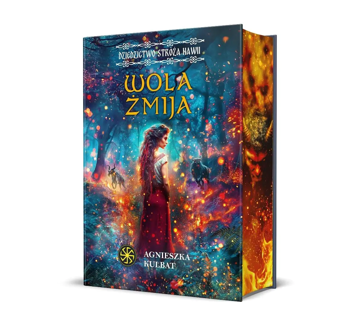 Książka - Wola Żmija. Dziedzictwo stróża Nawii. Słowiańskie Światy. Tom 2 (barwione brzegi)