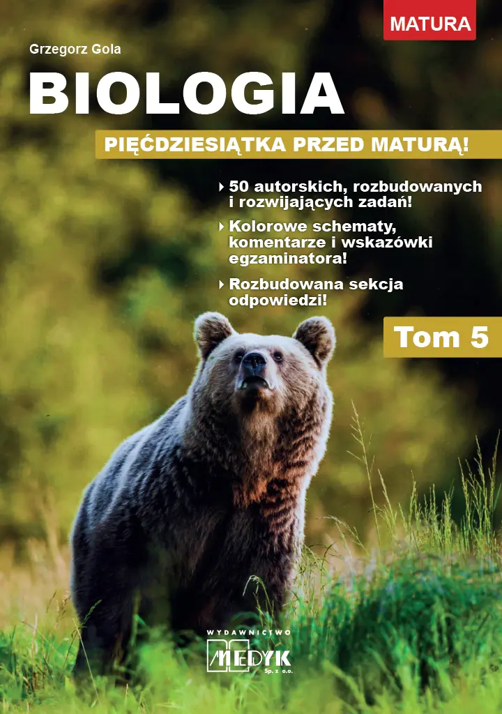 Książka - Biologia pięćdziesiątka przed maturą Tom 5