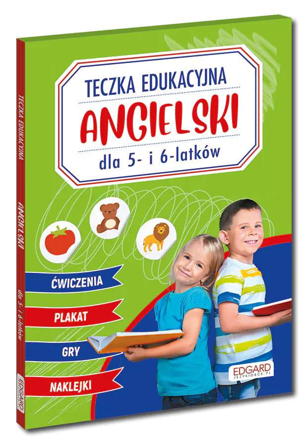 Książka - Angielski. Teczka edukacyjna. Dla 5 i 6-latków